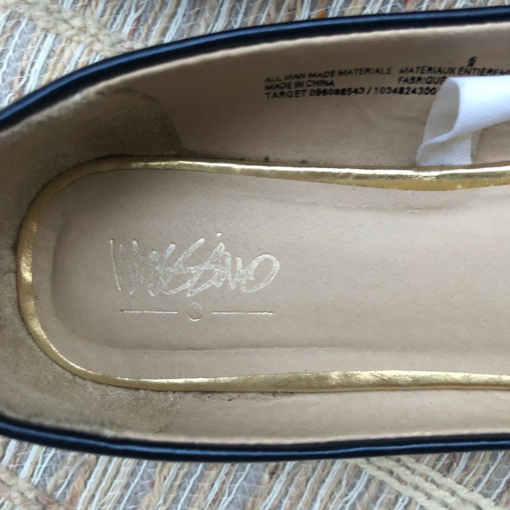 New MOSSIMO Blue Flats Shoes Size 6 - Picture 2 of 6